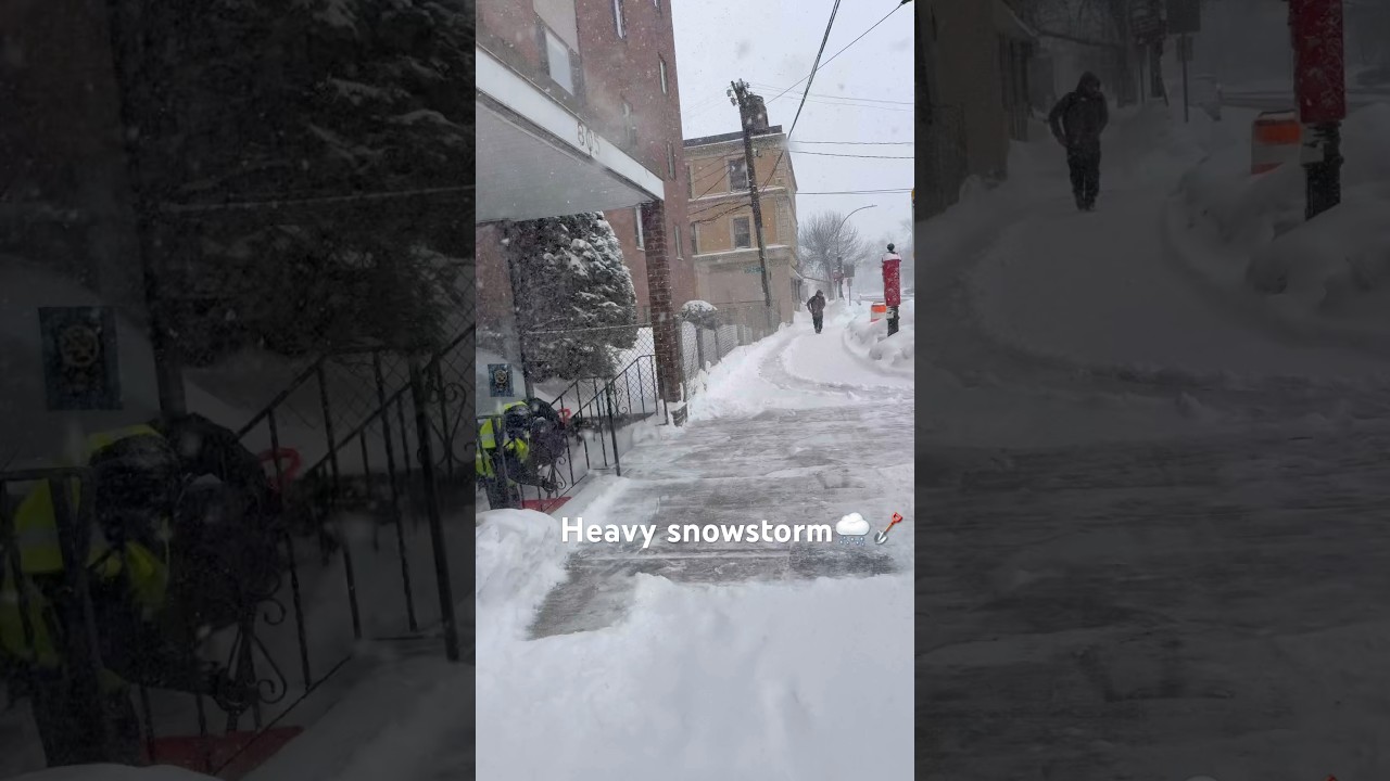 Extreme snowstorm🌨️ #winter #northeast #viral #famous #nyc #viralnow #memes #viralposts #snowfall