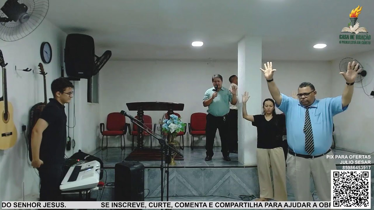 DOMINGO CULTO DE SANTA CEIA - DC MATEUS & IRMÃ LUCIANY