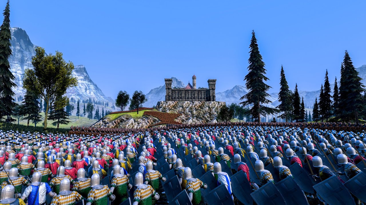 MEDIEVAL ARMY CASTLE SIEGE Ultimate Epic Battle Simulator UEBS