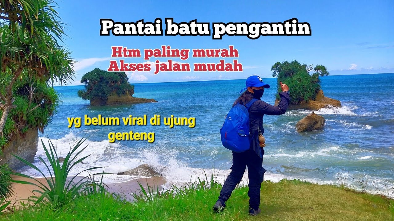 Pantai batu pengantin | ujung genteng | jawa barat | #vlog06_pcvlog_2025