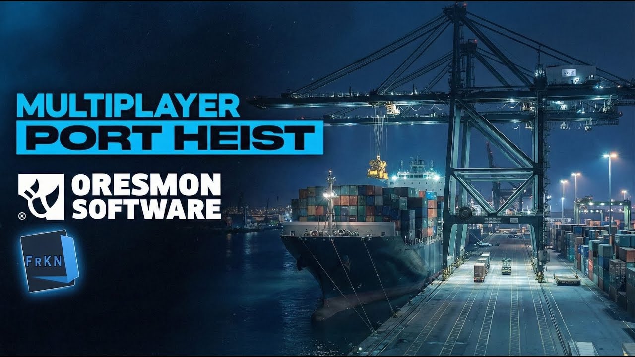 Многопользовательская игра FiveM Port Heist &mdash; Уникальные миссии &mdash; Мини-игры &mdash; Управляемая система...