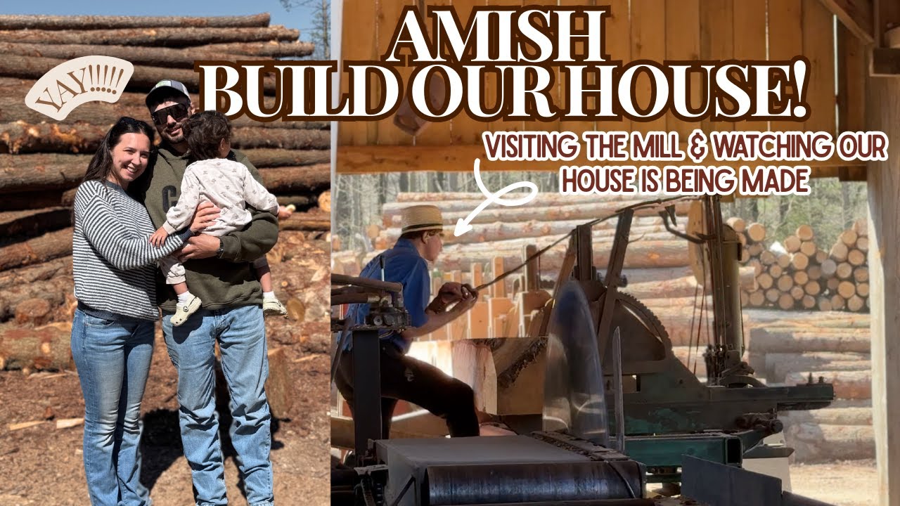 Our Dream House Build 🎉  How the Amish Are Making Our Timber - 2025 Central PA Timber Frames