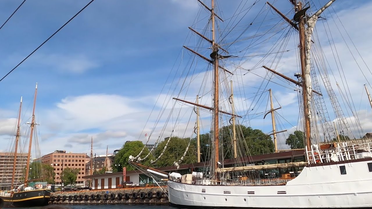 [4K] Oslo Fjord Sightseeing Tour Cruise Oslo Norway