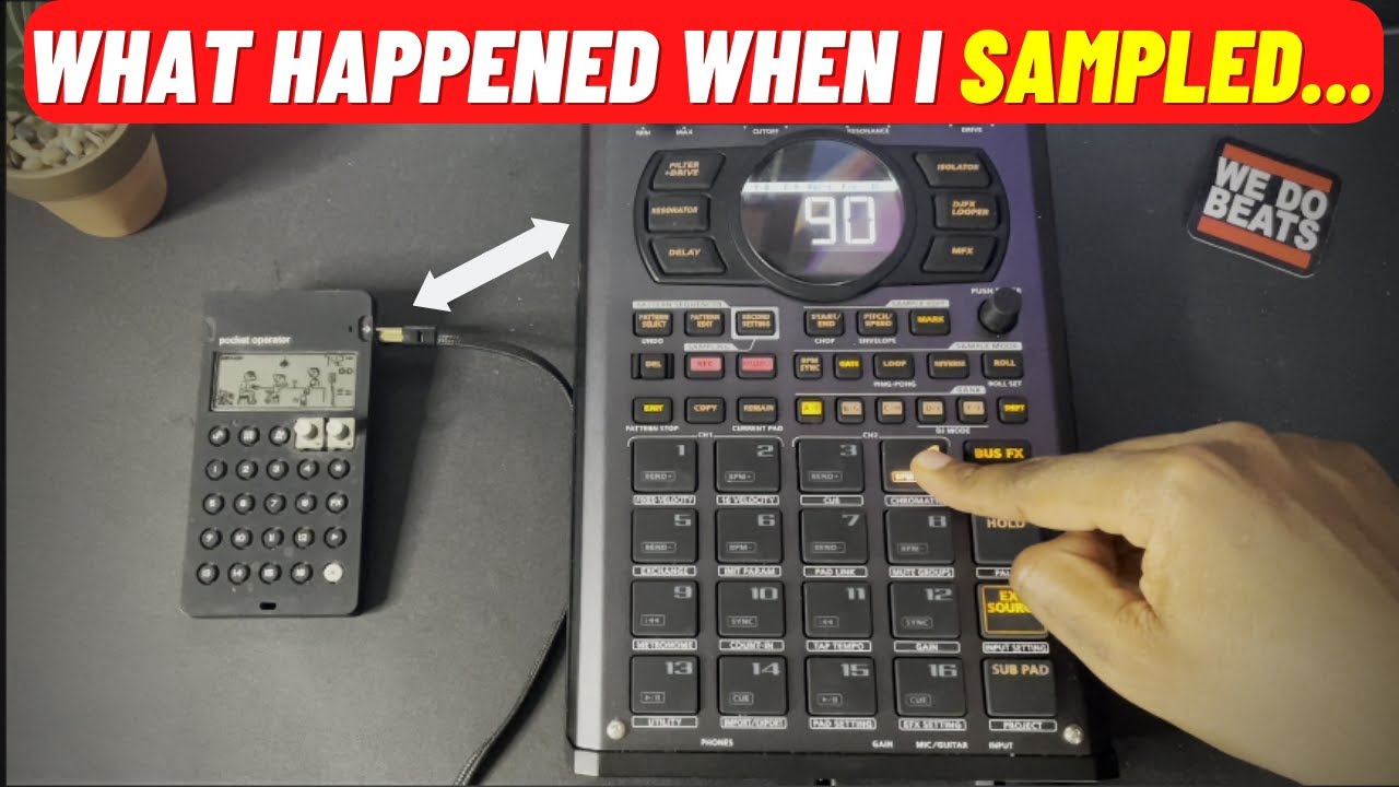 I Sampled my PO-32 into Sp-404 mk2 | Sick Results!!