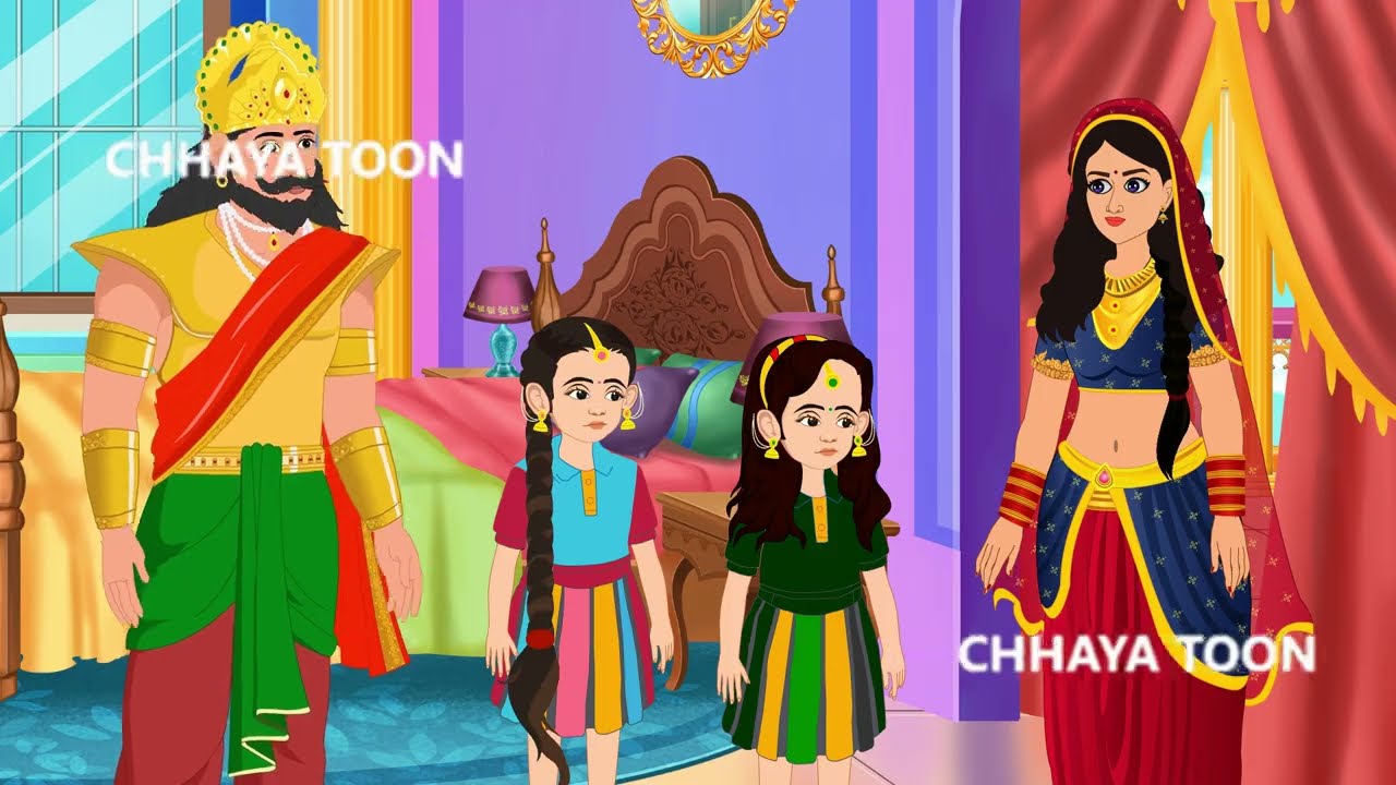 दो अनाथ बहनों का घर । HINDI STORY | cartoon story।  KAHANIYAN | MORAL STORIES।  | Hindi Kahani | 