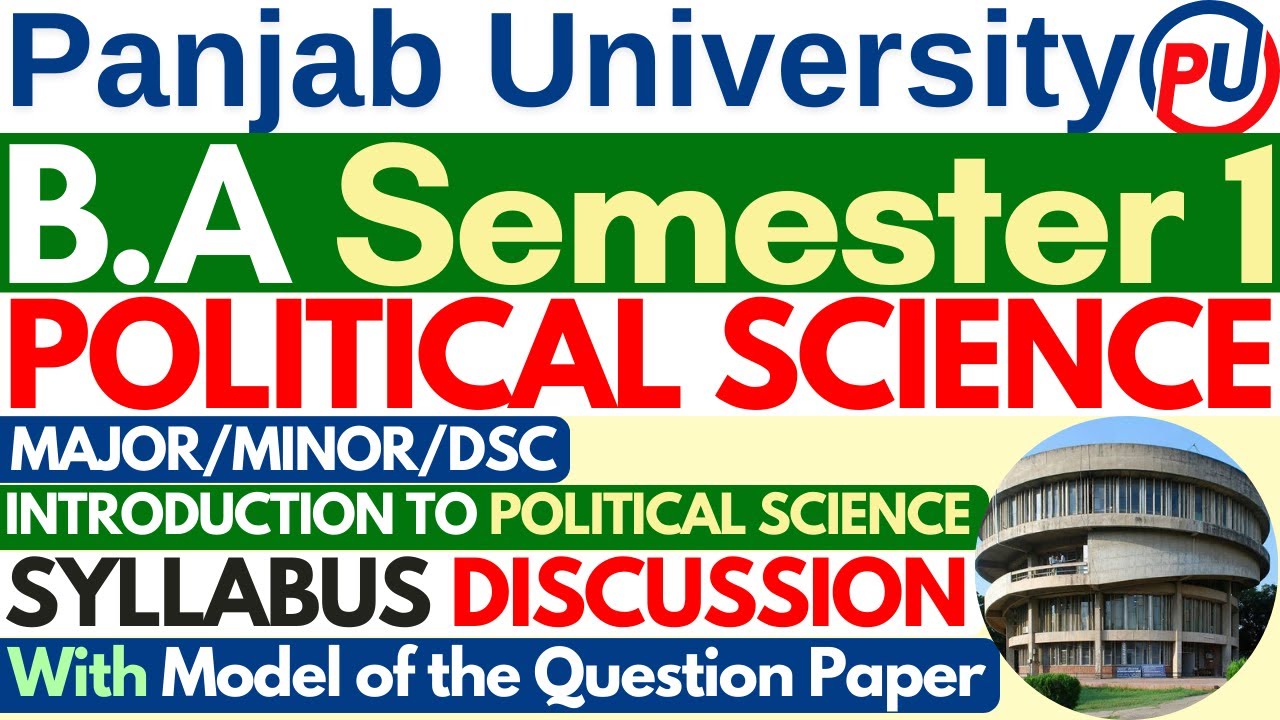 BA Sem 1 Political Science | Introduction to Political Science | Political Science for BA 1st Year