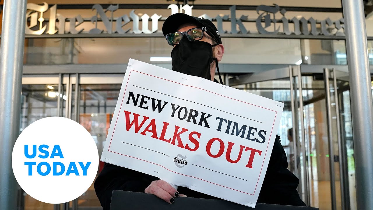 New York Times staff strike for better working conditions, pay | USA TODAY