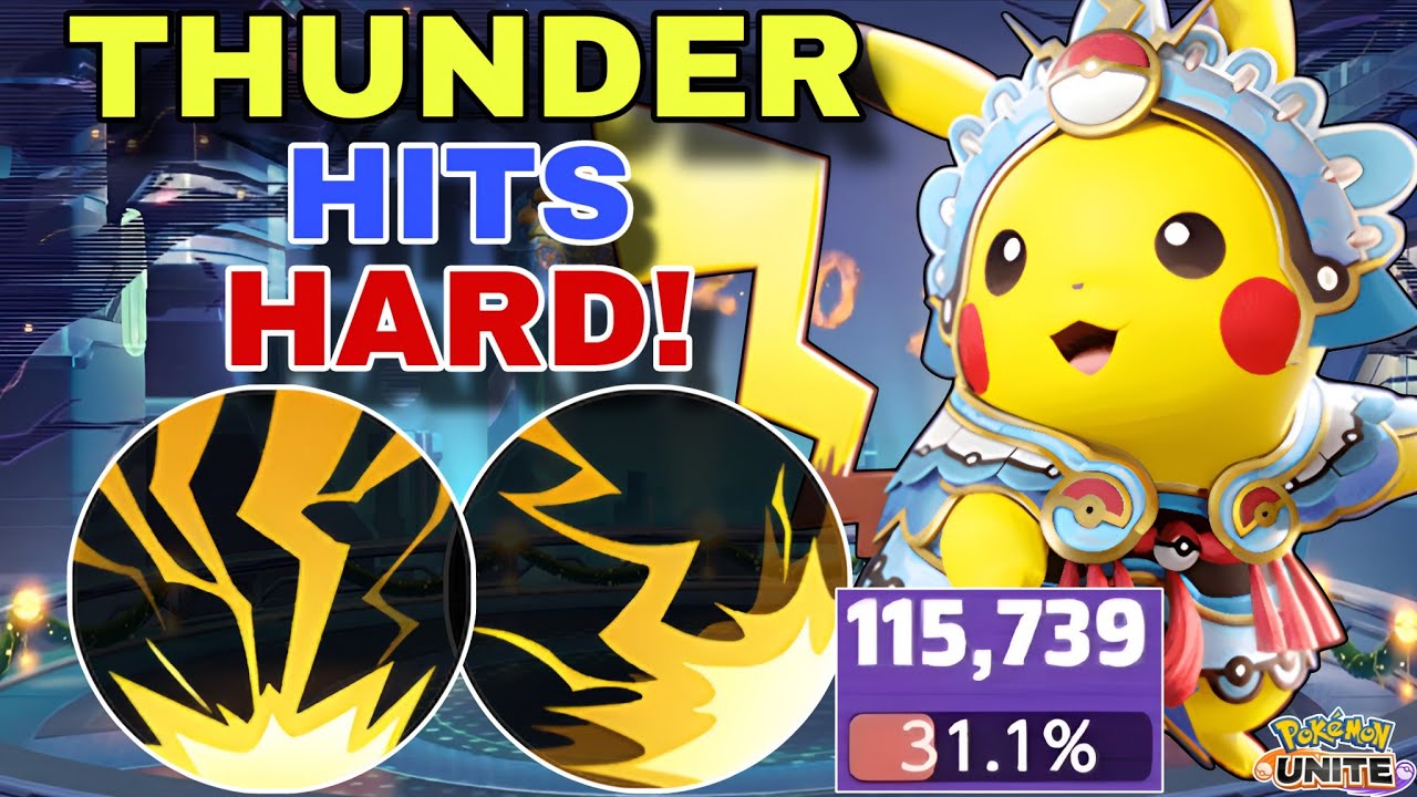 DOUBLE THUNDER PIKACHU Still Hits Hard in the Current Meta! | Pokemon Unite