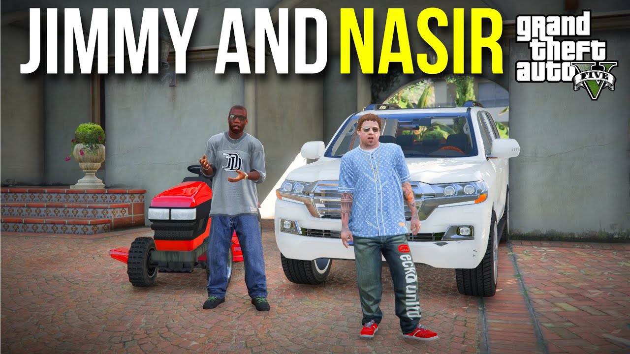 JIMMY GIVES A JOB TO NASIR IN HIS HOUSE! | GTA 5