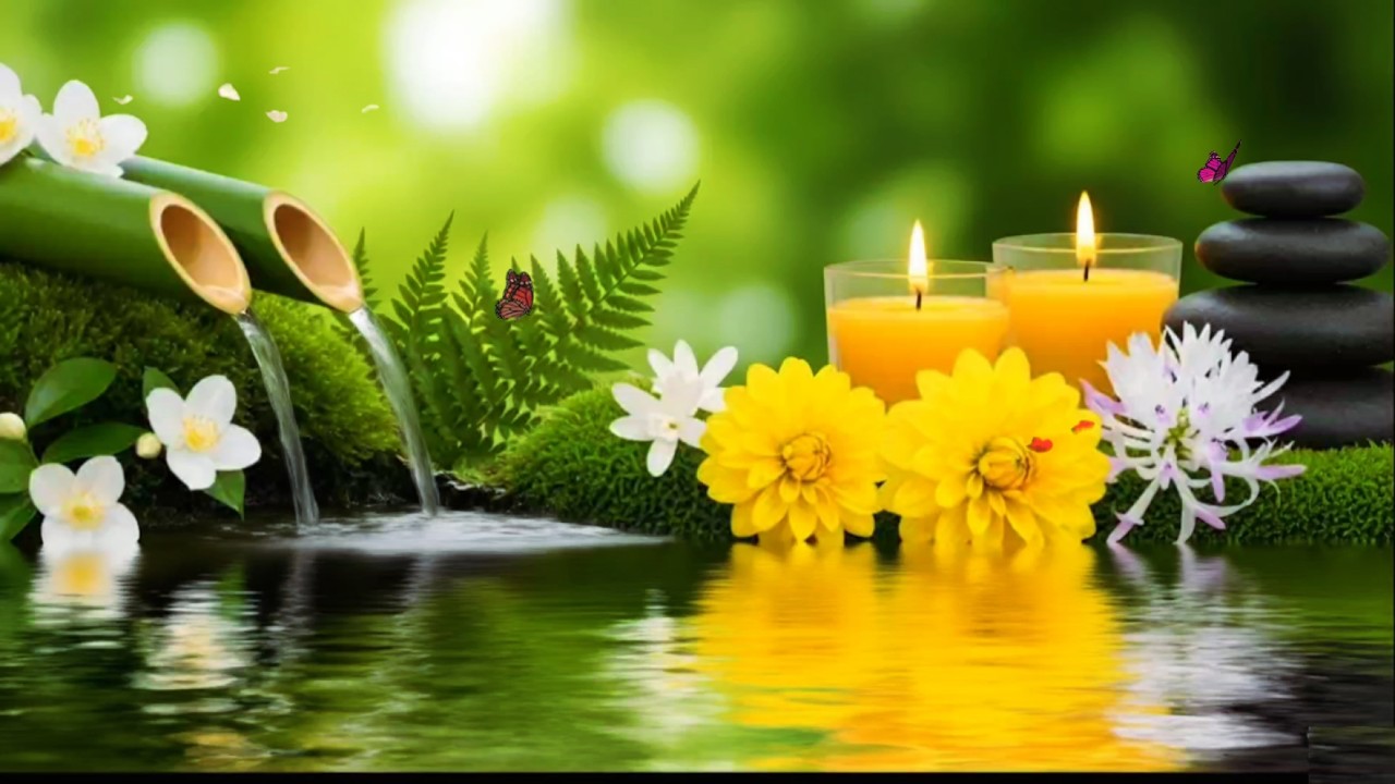 Deep Relaxation 24/7🍃Gentle Piano Music & Water Sounds💦Stress Relief •Sleep,Calm,Healing Music