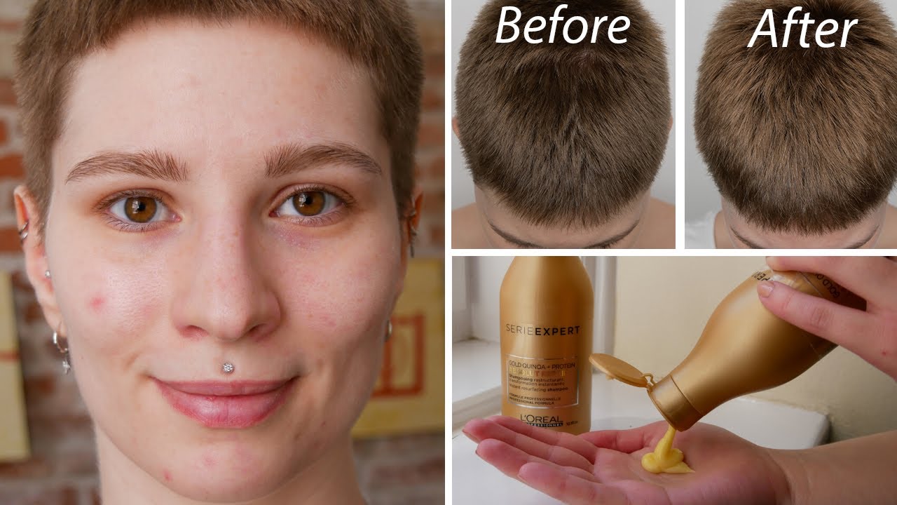 L’Oreal Professionnel Absolut Repair Shampoo and Conditioner Review | Before and After | Short Hair