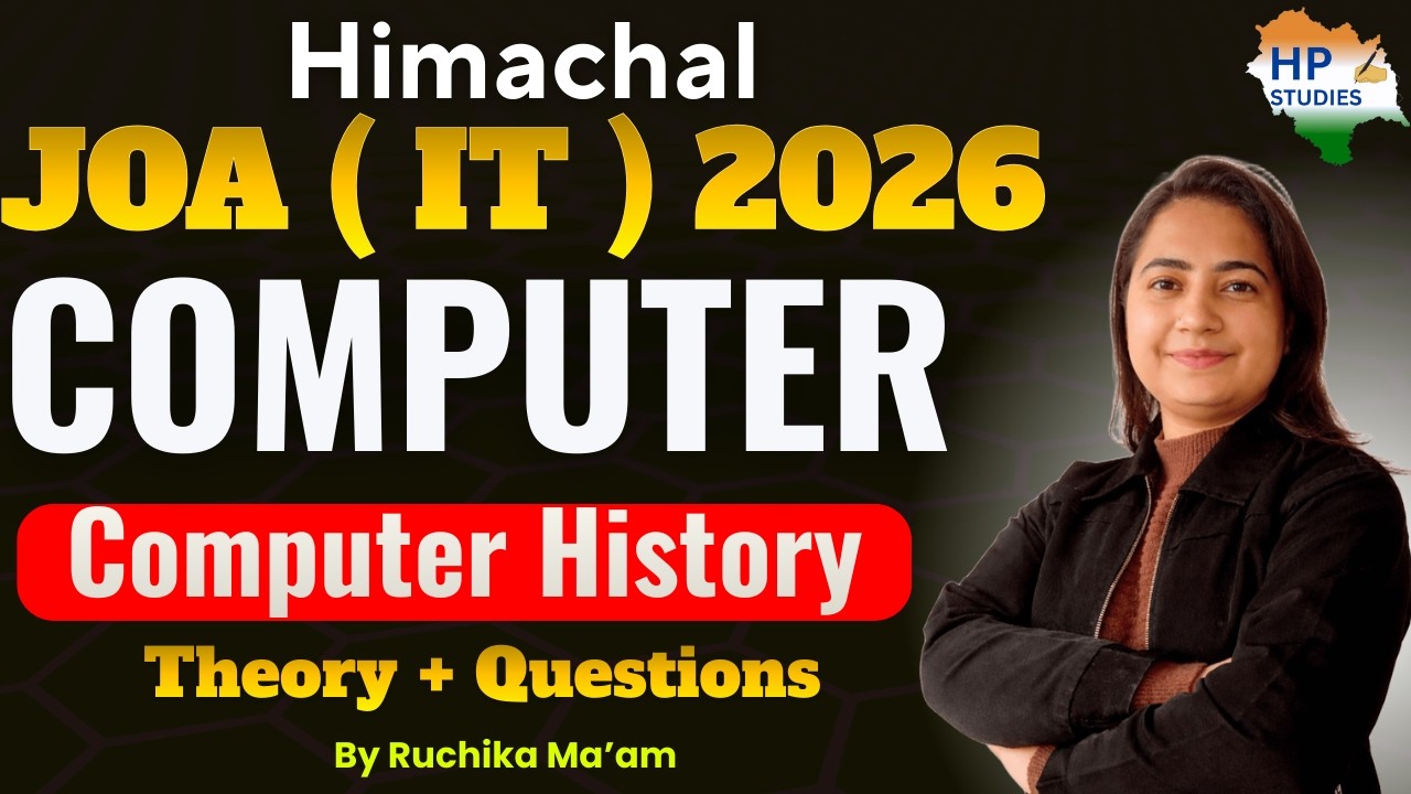 HP JOA ( IT ) 2026 | Basics Of Computer | Theory + Questions #computerknowledge #hpjoait #hpstudies