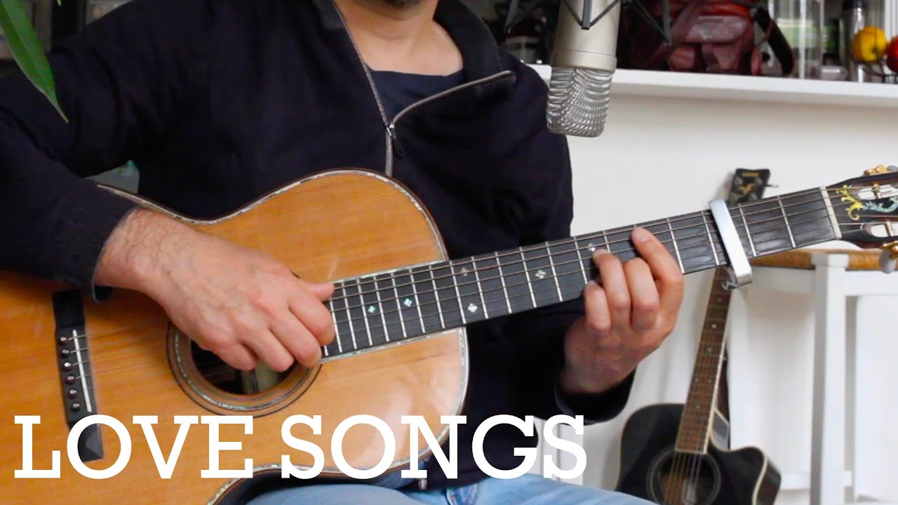25 Love Songs - chansons d'amour à la guitare avec TUTOS 👇
