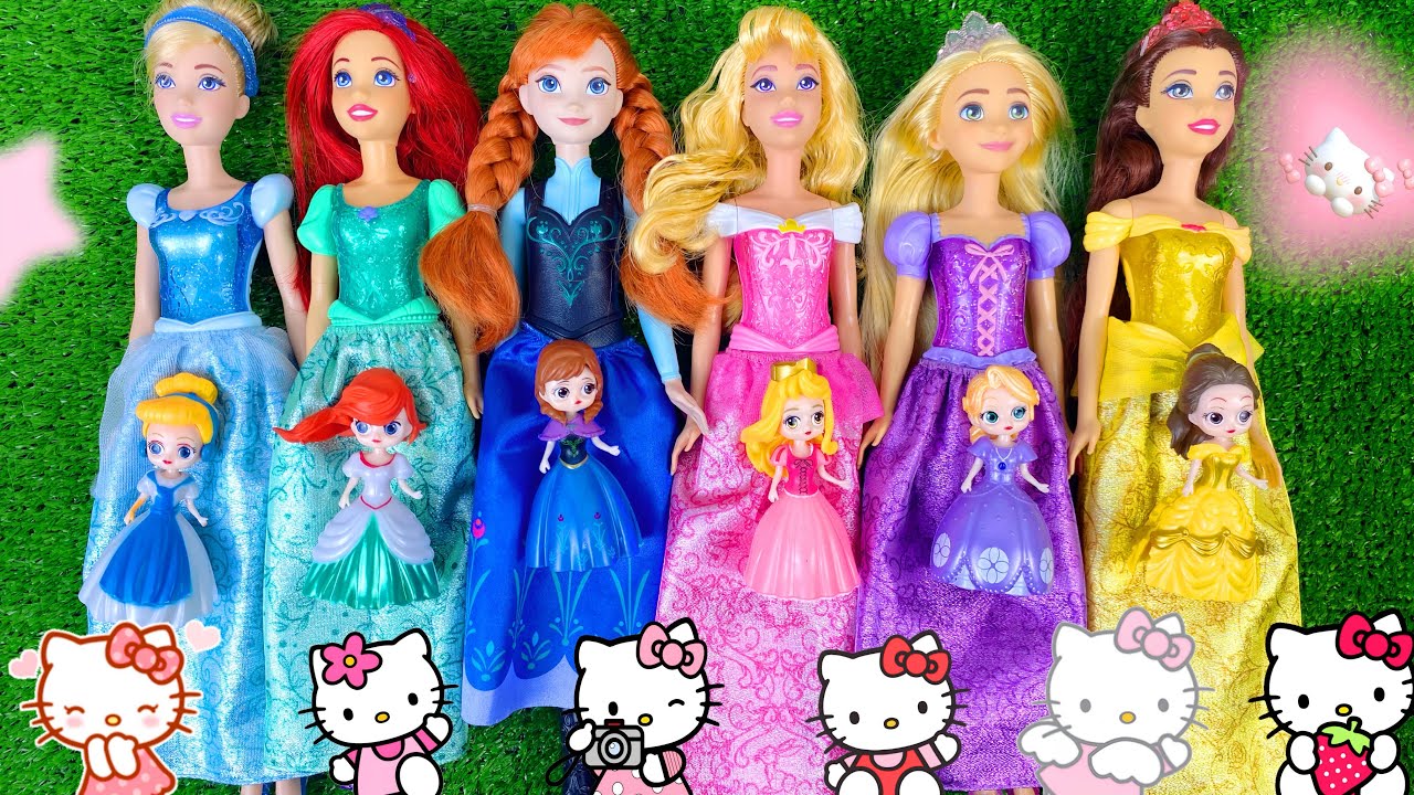 Satisfying with Unboxing & Review Disney Princess Frozen ELSA & Jasmine Toys! ASMR Relaxing