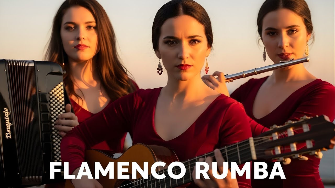 Quiet Sunset Flamenco Rumba | Relaxing Spanish Guitar