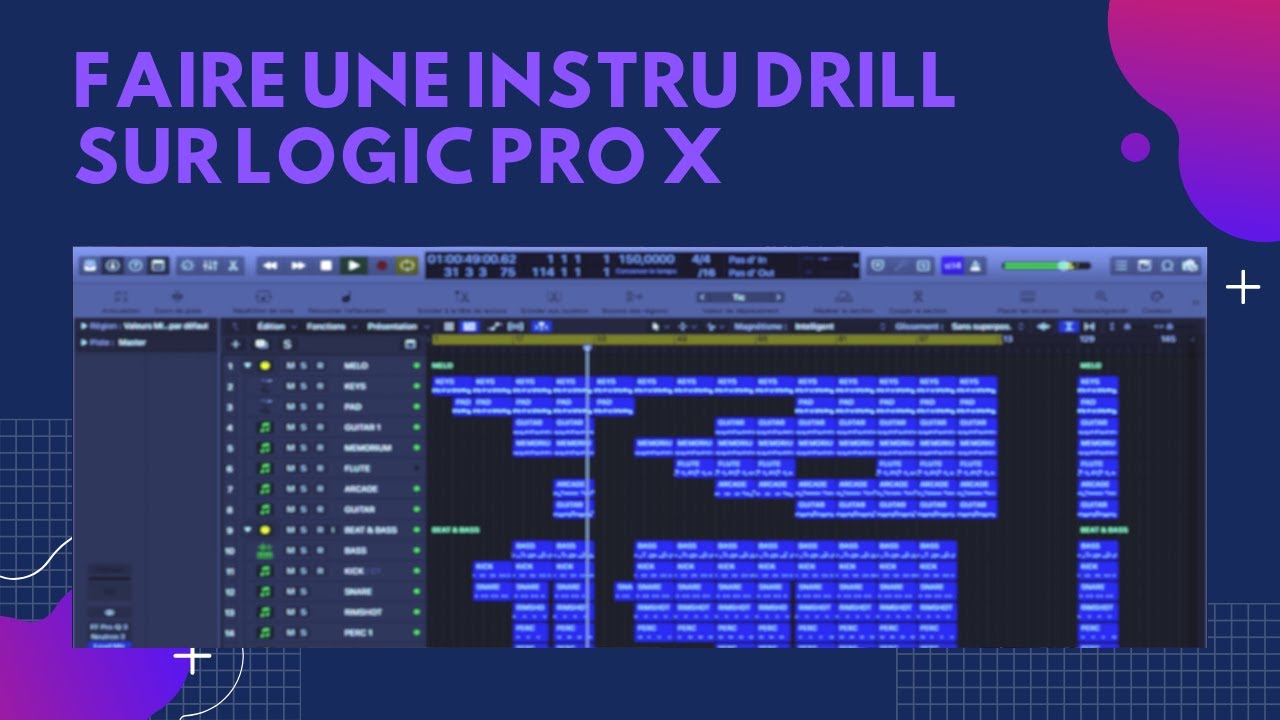 Comment faire une DRILL sur LOGIC PRO X en 2021