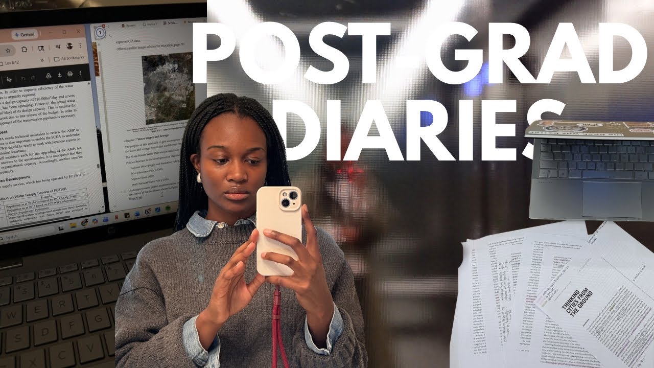 March Files 🌸 A week in my life as a post-grad catching up on work 