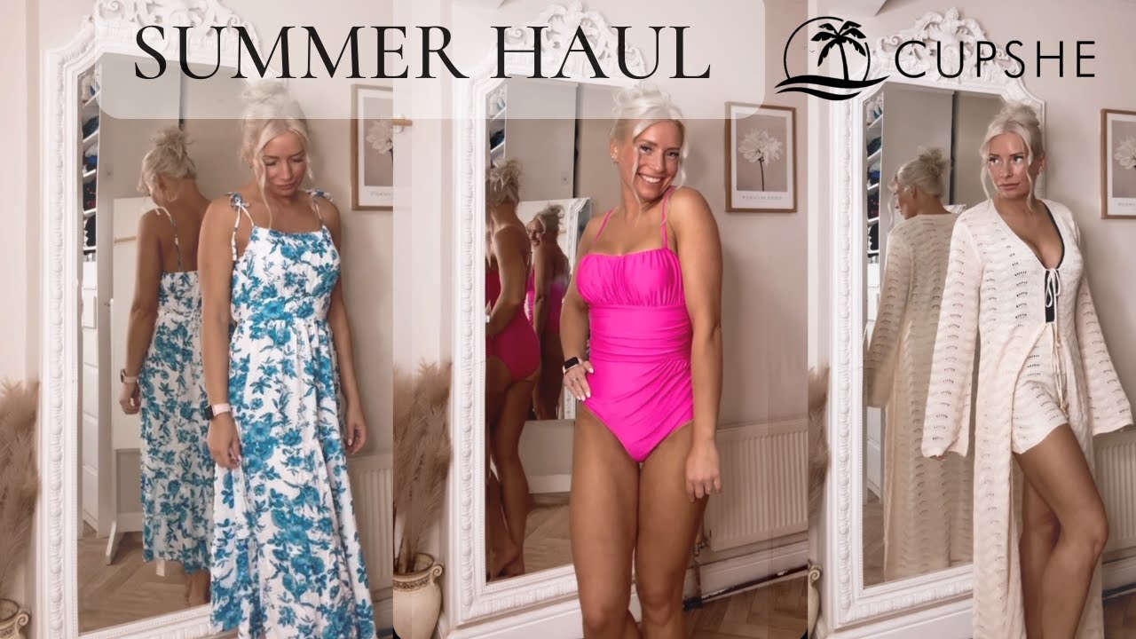 SUMMER HAS FINALLY ARRIVED | SWIMWEAR, SUMMER DRESS & BEACHWEAR HAUL| CUPSHE HONEST REVIEW | AD