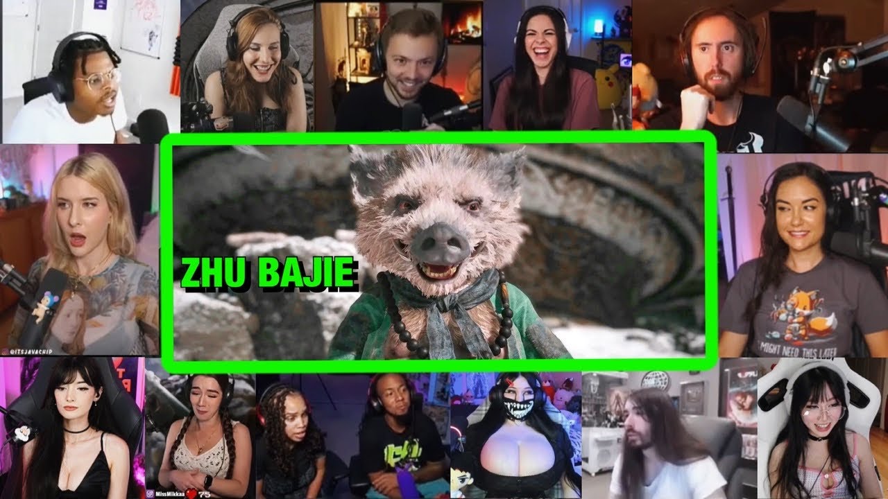 Steamers React To ZHU BAJIE For The 1st Time | Black Myth Wukong BAJIE Introduction Reaction Mashup