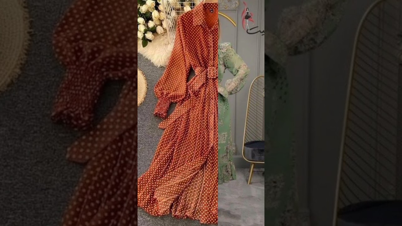 chiffon frock designs 2022 