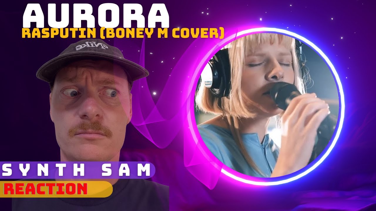 Synth Sam REACTS : Aurora - Rasputin (Boney M cover)