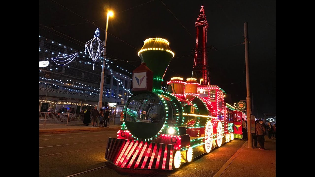 Blackpool illuminations 2018 and illuminated trams 28/8/18