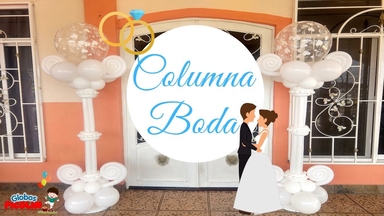 Columna para boda elegante y económica de hacer #223