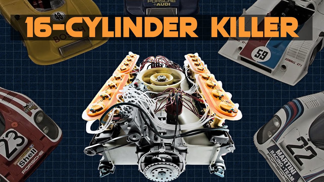 Porsche's 2000hp 16-Cylinder Race Car Killer