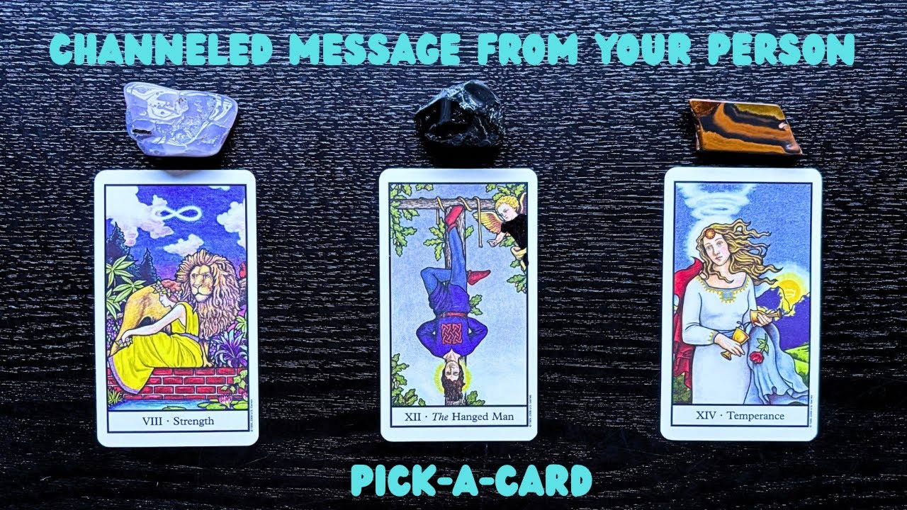 ☯️❤️‍🔥Channeled Message From YOUR Person❤️Pick-A-Card❤️