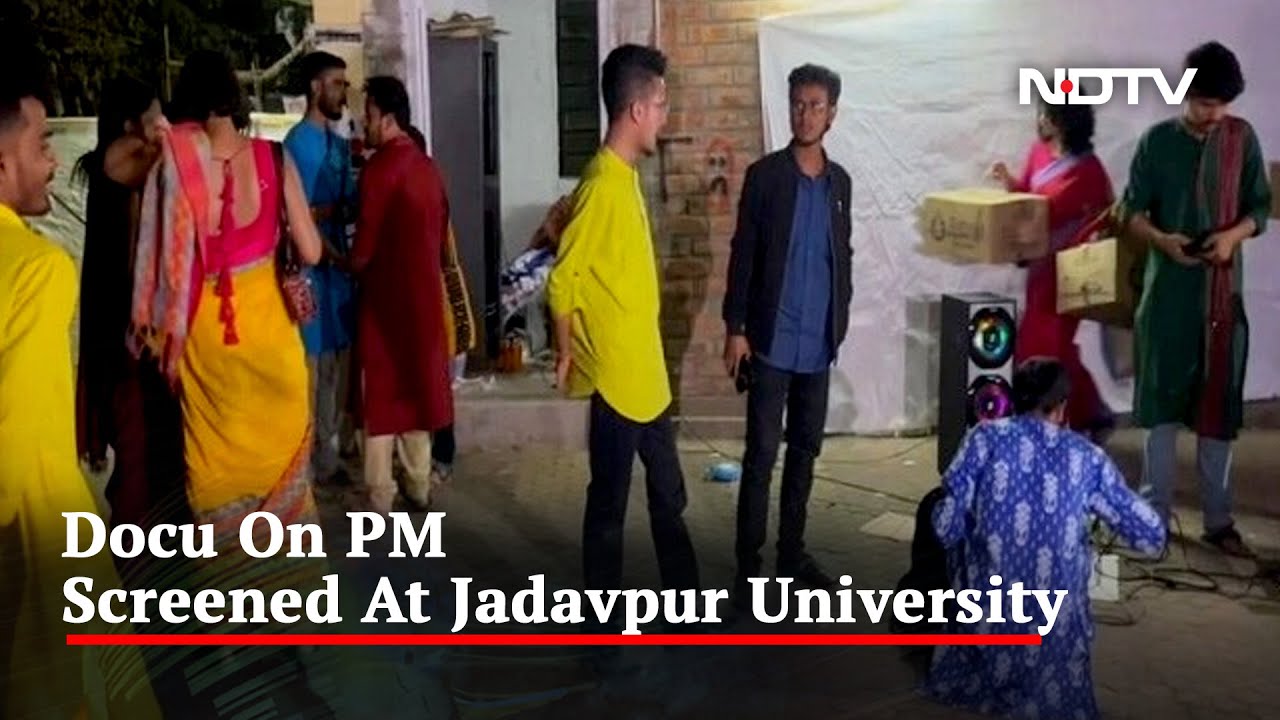 BBC Documentary On PM Modi Screened At Jadavpur University
