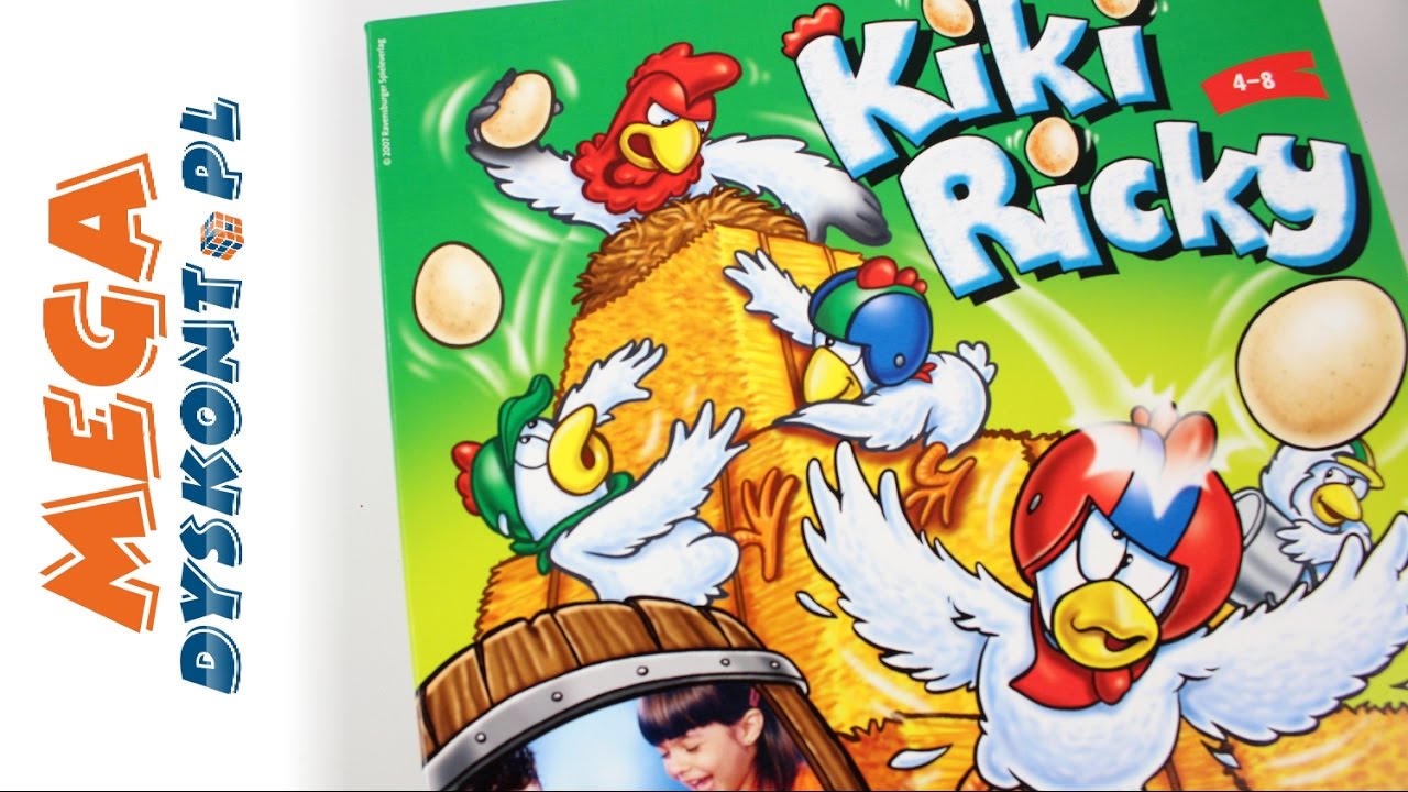 Kiki Ricky - Kto pierwszy dotrze do koguta? - Gry zręcznosciowe dla dzieci - Ravensburger