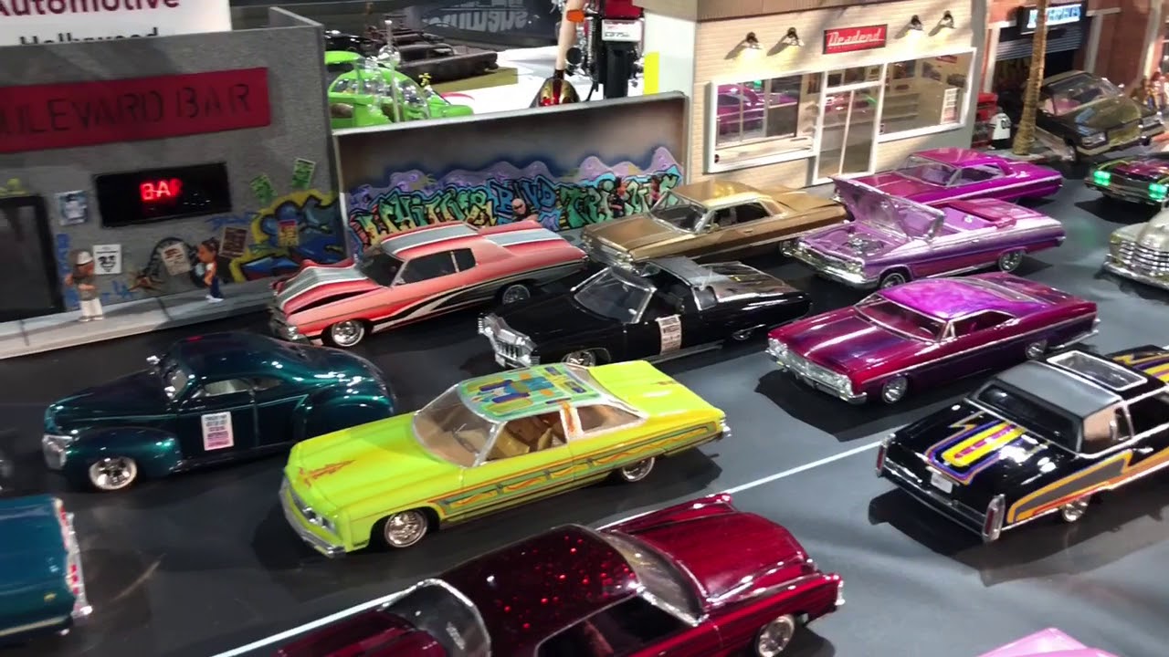 Whittier Blvd Lowrider Scale Model Cars @ Valley Con 2018