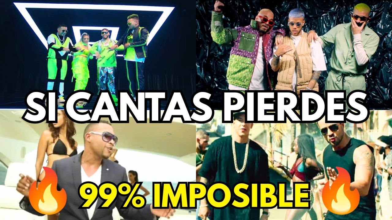 SI CANTAS O BAILAS PIERDES 🎶 [Edición Reggaeton] - Quiz de Música