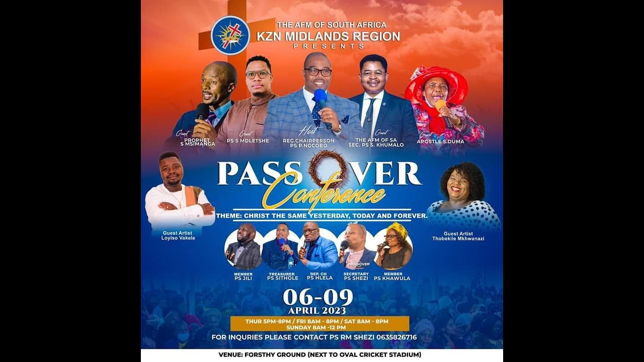 AFM KZN MIDLAND REGION PASSOVER  2023