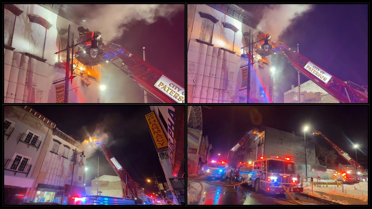 Paterson NJ Fire Dept operates at a 2nd Alarm Fire 86 Main St Feb 2nd 2026 6:51pm