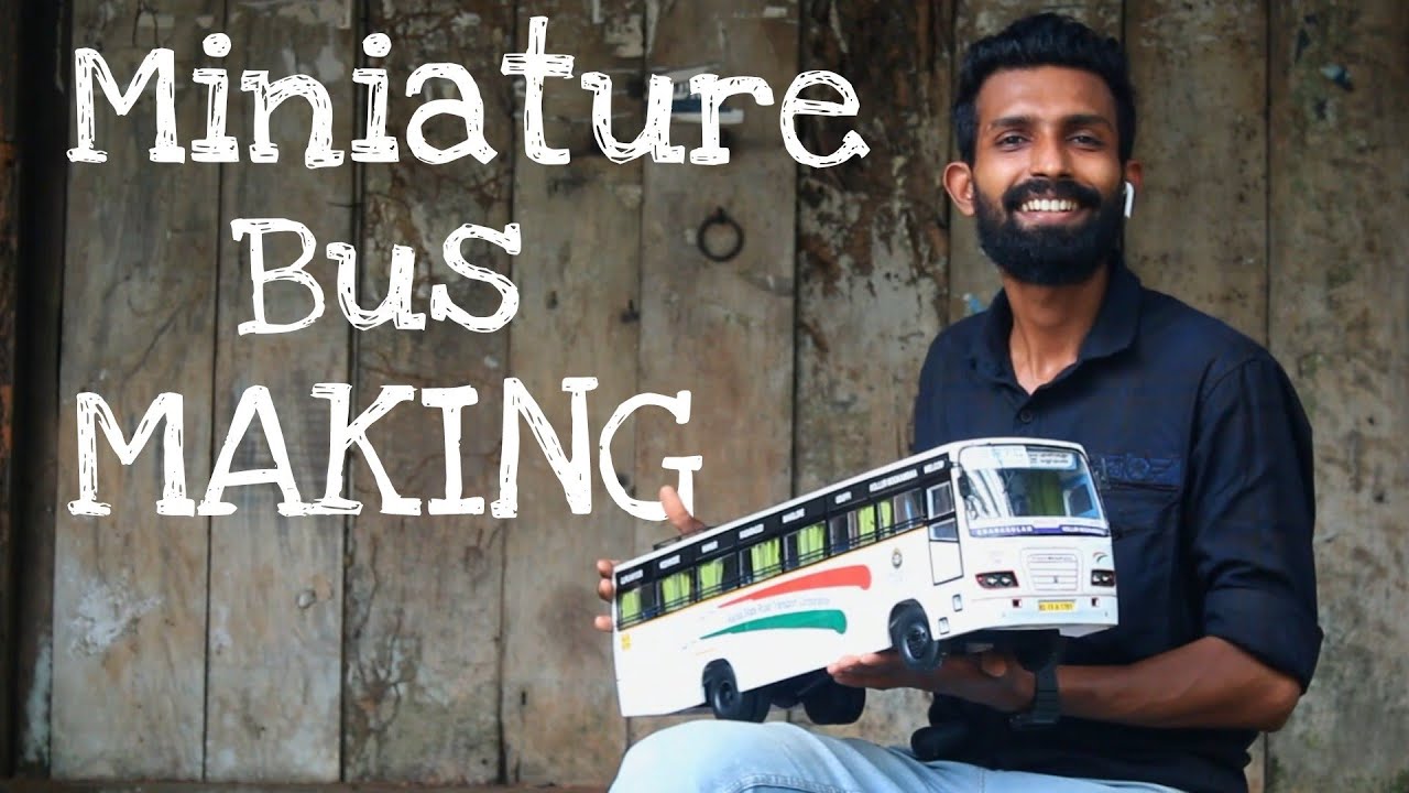 Rc Miniature Bus Making | Super Delux Miniature Bus | Irfan Thalassery