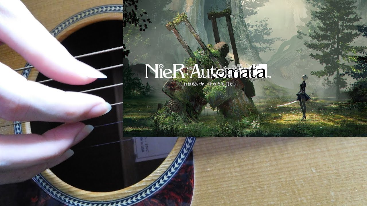 【ソロギター】遊園施設-Amusement Park-(ニーアオートマタ NieR:Automata)【Fingerstyle Guitar Cover】-DGDGA♯D-