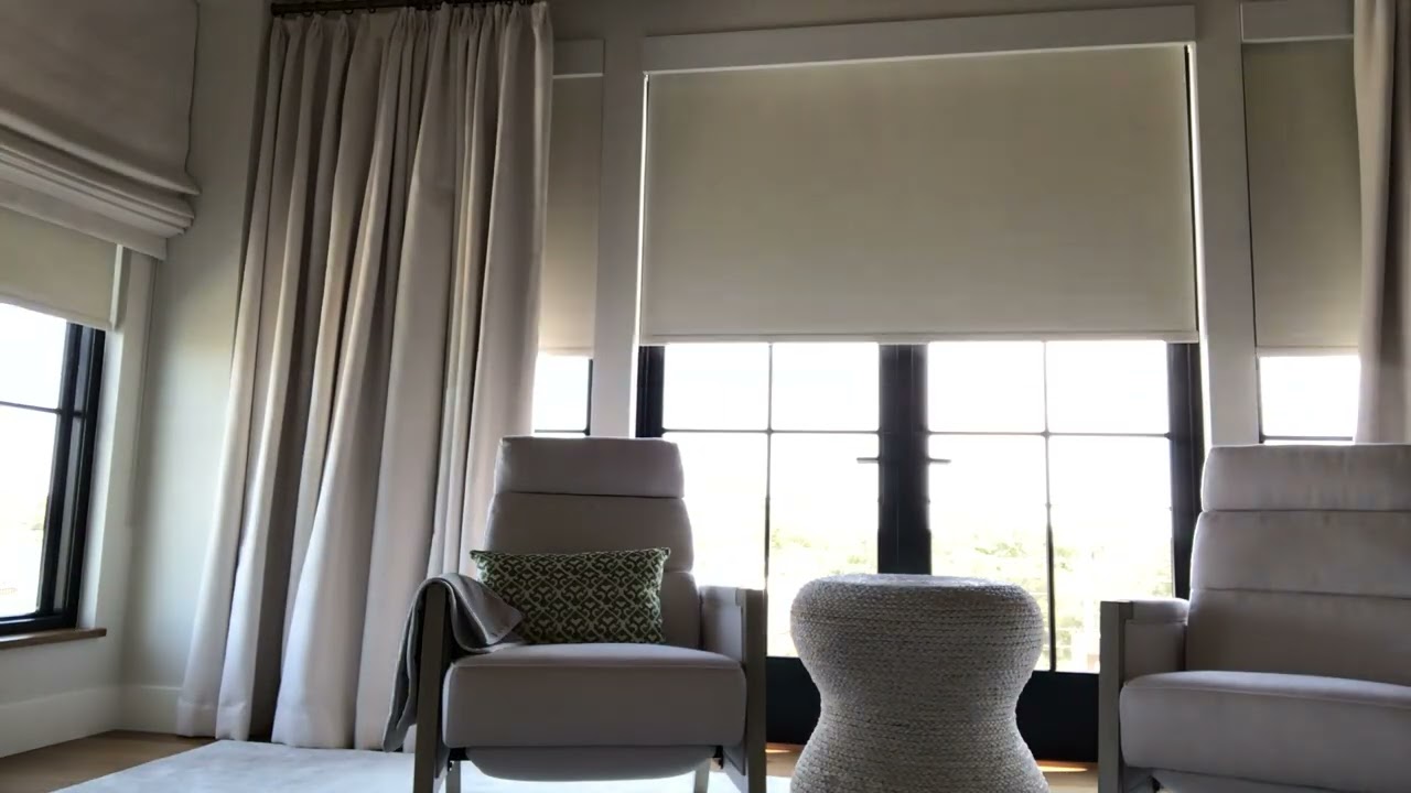 Motorized Shades in a Hamptons Residence | Clean Shading Design | Old Cove Integrators