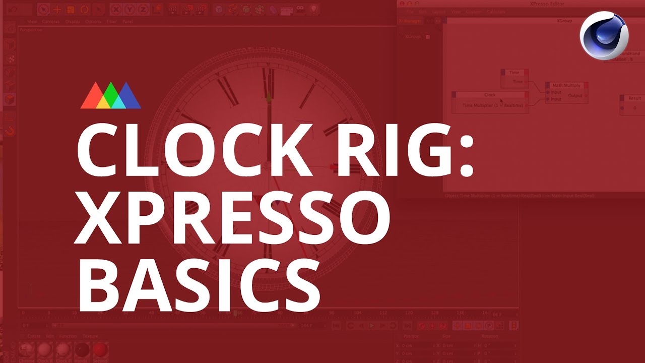 Create a Clock Rig Using Xpresso in Cinema 4D