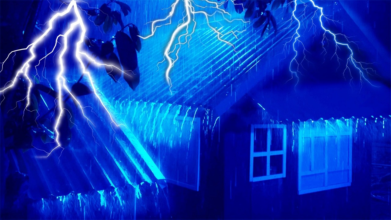 When Rain on a Metal Roof Meets Rolling Night Thunder