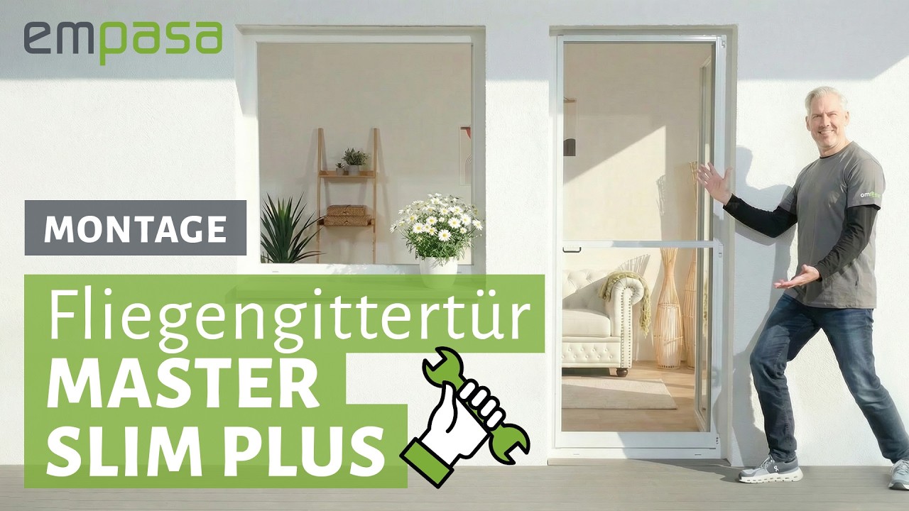 Fliegengittert&uuml;r MASTER SLIM PLUS montieren &ndash; Einfache Schritt-f&uuml;r-Schritt Anleitung | empasa