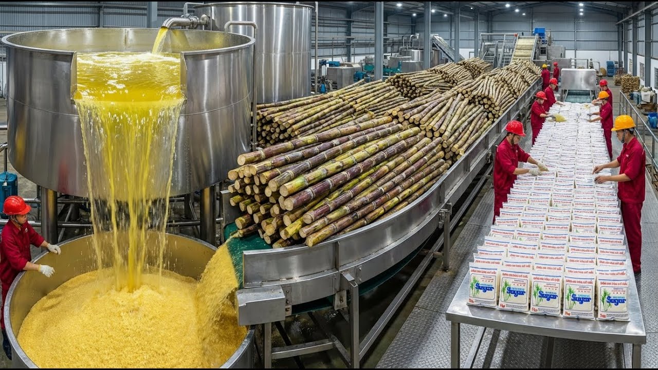 SỰ THẬT ĐẰNG SAU MỖI HẠT ĐƯỜNG: QUY TRÌNH TINH CHẾ KHIẾN BẠN SỬNG SỐT! 👀