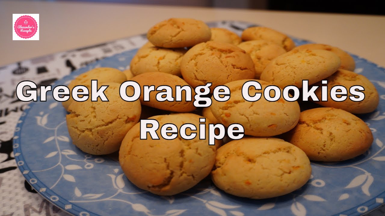 Greek Οrange Cookies Recipe