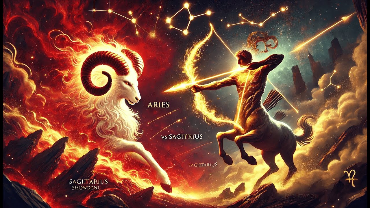Aries v Sagittarius Fight: Who Wins? | Clash of Fire Titans