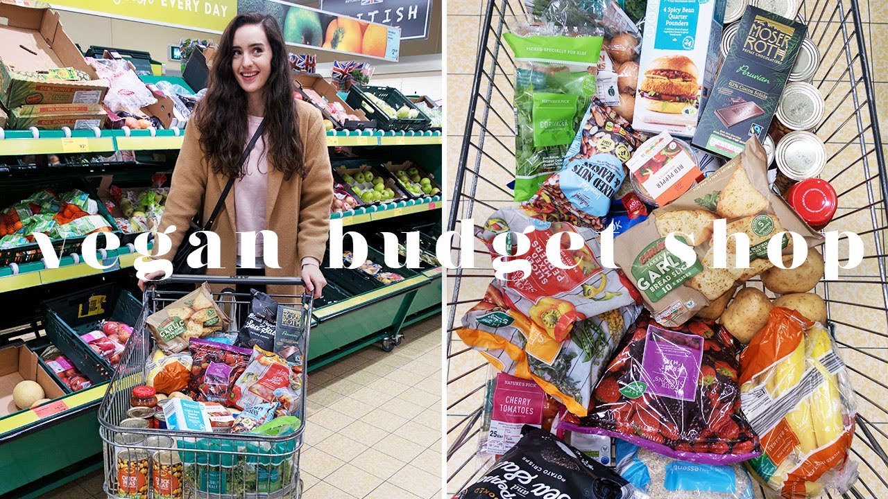 £12 VEGAN WEEKLY BUDGET GROCERY SHOP AT ALDI 💰