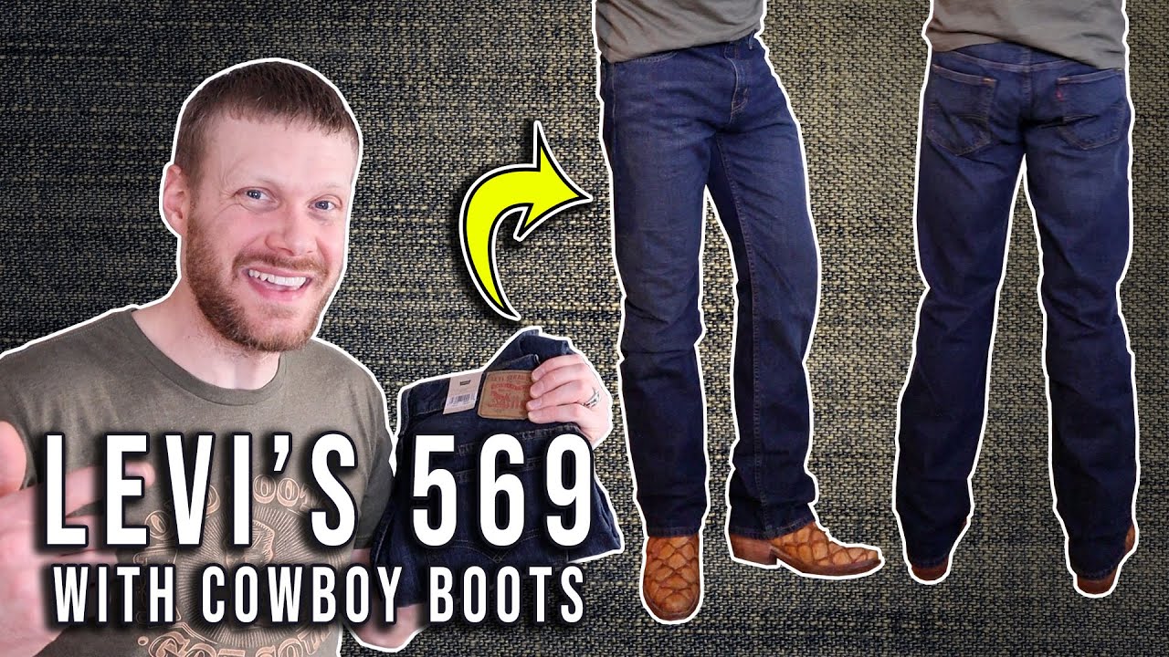 How Do 569 Levi's Jeans Work with Cowboy Boots?