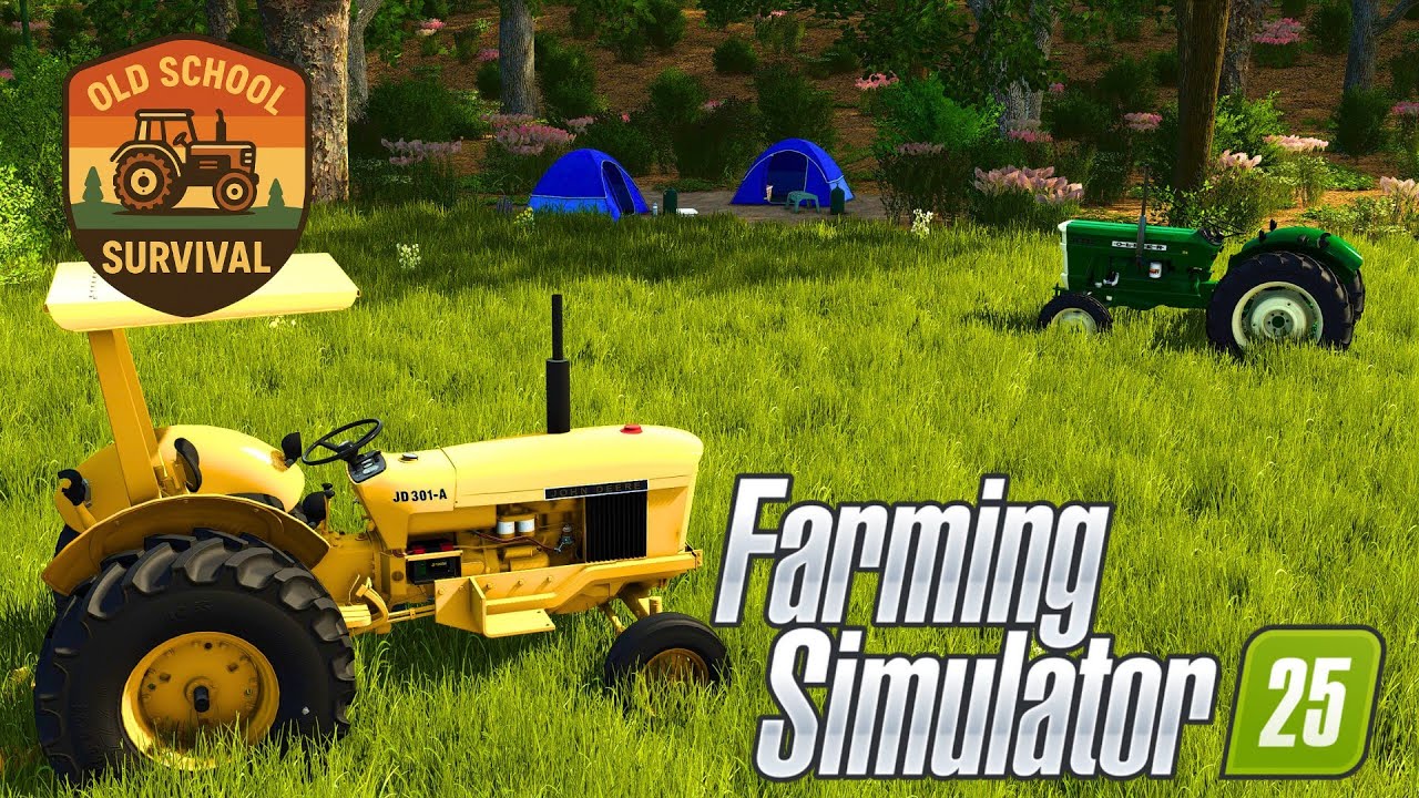 $0 And A Fishing pole | Old School Survival | Farming Simulator 25