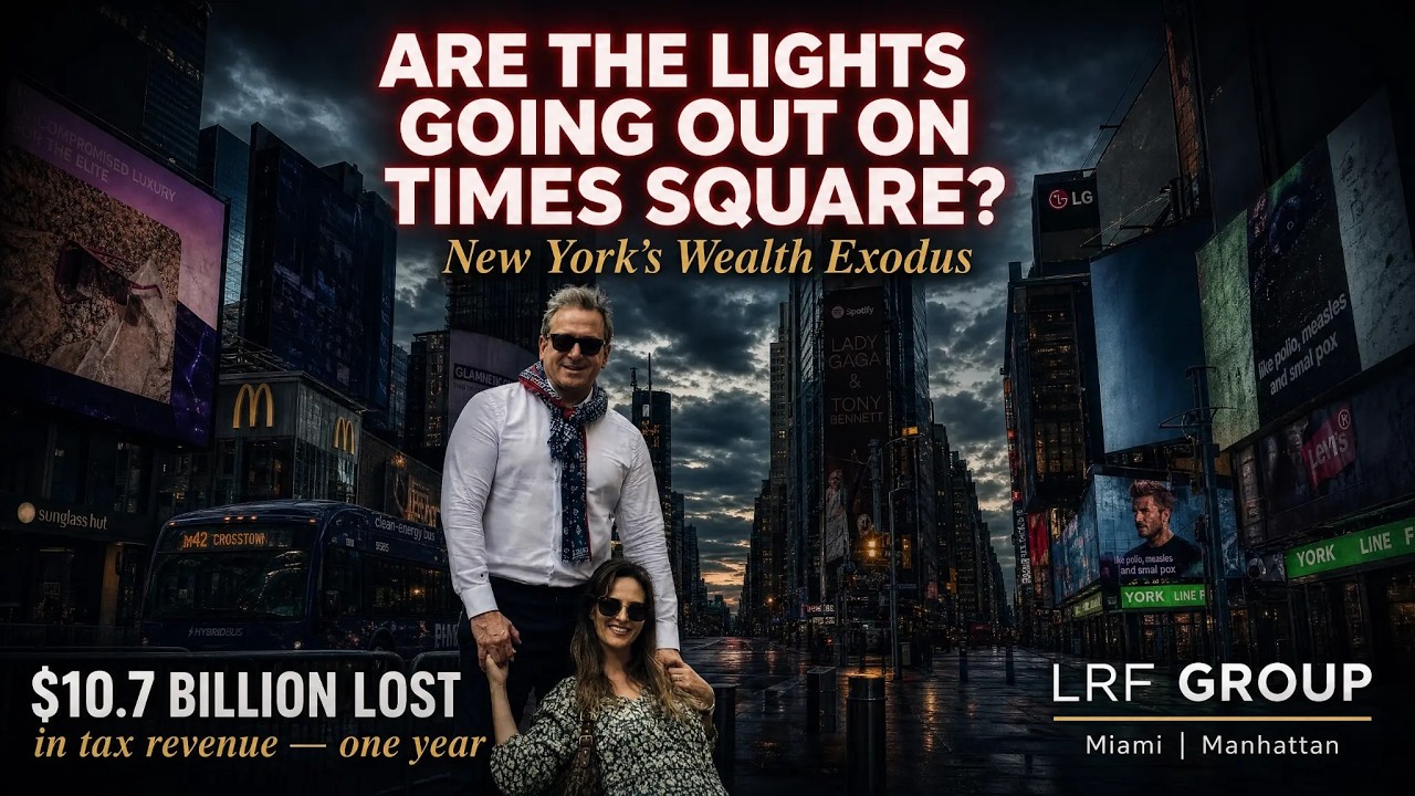 Are the Lights Going Out on Times Square? New York's Wealth Exodus to Florida | LRF Group
