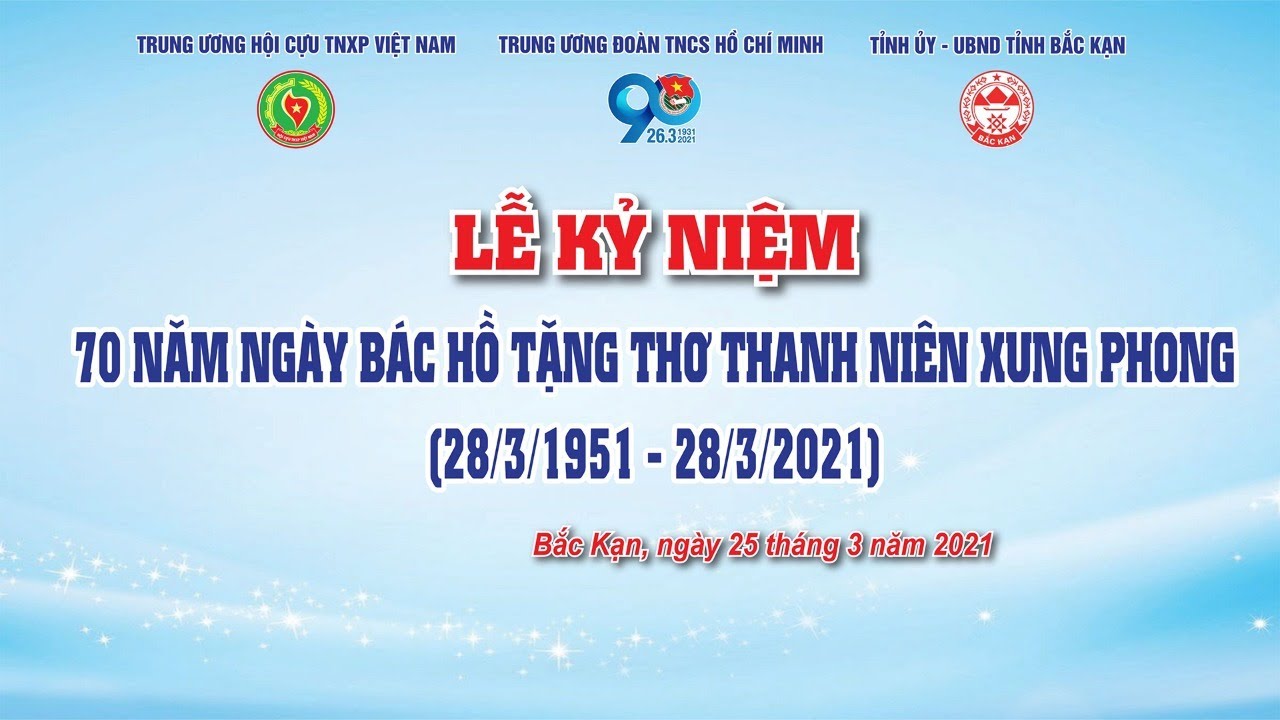 🔴 LIVESTREAM | Lễ kỷ niệm 70 năm Bác Hồ tặng thơ Thanh niên xung phong