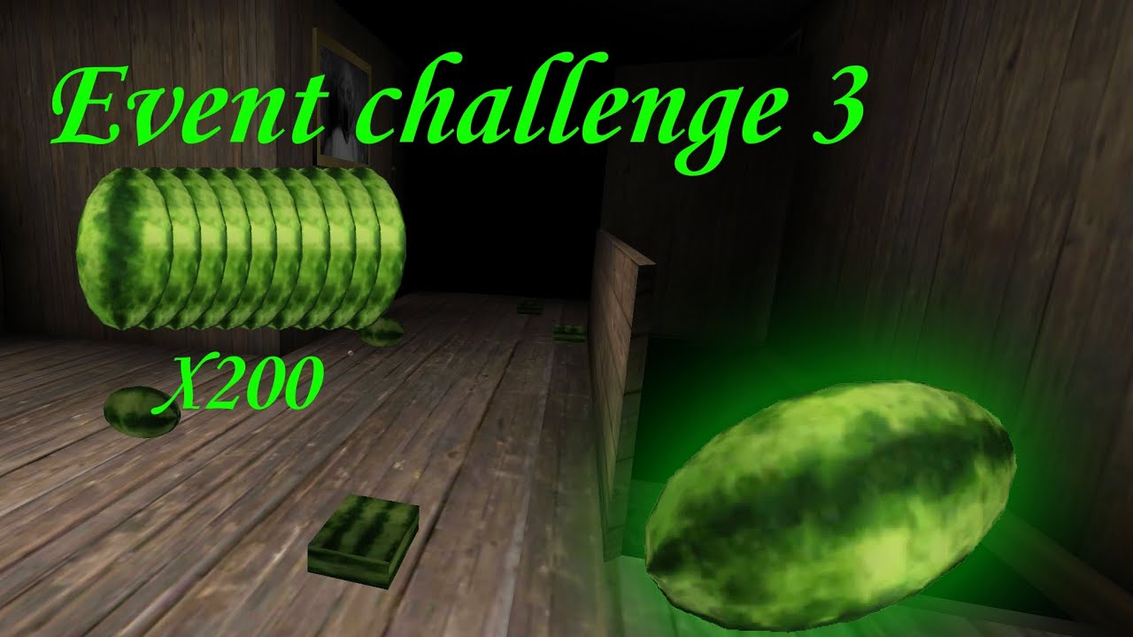 Event challenge #3 Cleared | Granny mod pack by lub 
